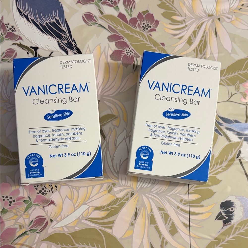 Vanicream Cleansing Bar for Sensitive Skin – Lot of 2 – New
